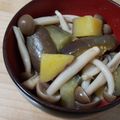 おかずさん88's cooksnap of when they made ナスとシメジとサツマイモのお味噌汁.