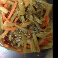よっちま's cooksnap of when they made ハマる！！ヤーコンのキンピラ.