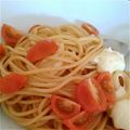 さくさくにゃ's cooksnap of when they made モッツァレラとトマトの和風パスタ.