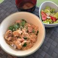 ぷんちゃろ's cooksnap of when they made フライパンで親子丼.
