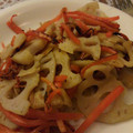 しくみこ's cooksnap of when they made 蓮根と人参のきんぴら.
