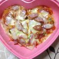 がてんママ's cooksnap of when they made ルクエで簡単☆ピザ餅.