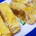 カイリ76's cooksnap of when they made あまりカレーで卵焼き★.