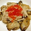 guri525's cooksnap of when they made カキとイクラの山芋添え.