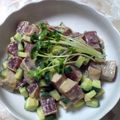 yukine104's cooksnap of when they made まぐろとセリの辛子味噌和え。.