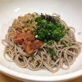maarine's cooksnap of when they made 梅納豆のさっぱりお蕎麦☆.