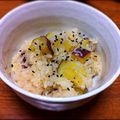 Pupinon's cooksnap of when they made ほっこりさつま芋ご飯.