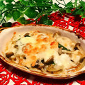 Asuka。's cooksnap of when they made 焼肉のタレでかぼちゃときのこのチーズ焼き.