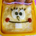 wonderfulworld's cooksnap of when they made スポンジボブオムライスおにぎり☆キャラ弁.