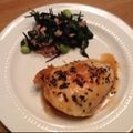 ShinobiK's cooksnap of when they made 黒胡麻が香ばしい！鶏むね肉の甘酢だれ.