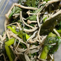 9ma9ma's cooksnap of when they made レンジで簡単！春菊とエノキ茸のナムル.