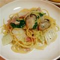 たるこちゃん's cooksnap of when they made 牡蠣とベーコンnoクリームパスタ.