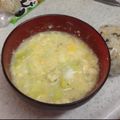 もうらん's cooksnap of when they made レンジで簡単♪ｷｬﾍﾞﾂ&たまごのスープ.