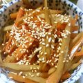 ぼぅろ。's cooksnap of when they made 基本の☆きんぴらごぼう.