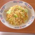 mayanatsu's cooksnap of when they made 冷蔵庫にある食材で！簡単レタスチャーハン.