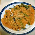 まったり、ゆか's cooksnap of when they made すいとん粉で簡単に作れる！キムチチヂミ.