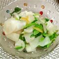 あんずっっこ's cooksnap of when they made ゆずかおる～かぶ☆かぶの葉のつけもの.