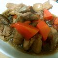 フットサ's cooksnap of when they made 鶏肉とゴボウの炒め煮.