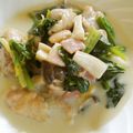 TYSK's cooksnap of when they made 鶏肉とほうれん草のクリーム仕立て.