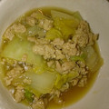 南風２０１３'s cooksnap of when they made 鶏挽肉と白菜の炒め煮.