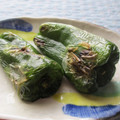 doiko's cooksnap of when they made 簡単うますぎ！ピーマンは丸ごと焼く!.