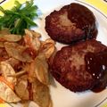 shun1965's cooksnap of when they made お店のハンバーグ.