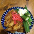 イシス女神's cooksnap of when they made 簡単コク旨　ちくわ丼.