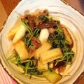 ゆーこ83's cooksnap of when they made 再生豆苗のガーリックオイスター炒め.