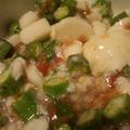 ＬＩＬＩＥ's cooksnap of when they made オクラと山芋の梅酢和え.