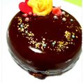 すけ☆ちーまま's cooksnap of when they made チョコカスタードプリン＆プチドームケーキ.