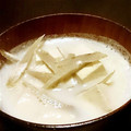 もももん27's cooksnap of when they made 生姜たっぷり♪豆腐と牛蒡の豆乳スープ.