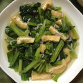 ワルヂエ's cooksnap of when they made 小松菜と油揚げの煮浸し.