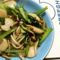 take3s's cooksnap of when they made 鉄分満タンしめじ小松菜とホタテの中華炒め.