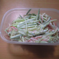 higekuma's cooksnap of when they made マヨだけ！きゅうりとかにかまサラダ★.
