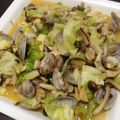 あかねちゃんとゆう's cooksnap of when they made モテレシピ！キャベツとあさりの酒蒸し.