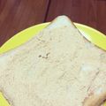かずえるん's cooksnap of when they made 安倍川餅で余ったきな粉で★きな粉トースト.
