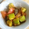 干芋くん's cooksnap of when they made アボカドと夏野菜のスパイシー炒め.