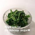 プンプン庵's cooksnap of when they made 甘いおひたしって◎小松菜の味噌ゴマ和え.