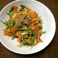 ☆ぴよぴよママ☆'s cooksnap of when they made 水菜とにんじんのさっぱり胡麻和えサラダ.