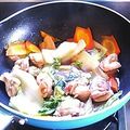 蓮ママだお。's cooksnap of when they made 超簡単☆鶏肉と白菜のすき煮.