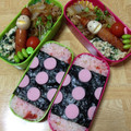 まっきー♪３７'s cooksnap of when they made 海苔弁Ver♪水玉ごはんのお弁当♪.