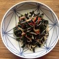 oyukidesu's cooksnap of when they made 即効♪わかめとかにかまの酢醤油和え.