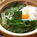 ポポポポポフィ〜♡'s cooksnap of when they made ほうれん草の巣ごもり月見うどん.