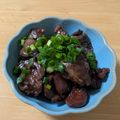 ▽▲まゆ▲▽'s cooksnap of when they made ハツの甘辛焼き.