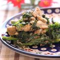 ぽっぽぺぺ's cooksnap of when they made シンプル★春菊卵バター炒め.