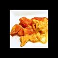ミズハルン's cooksnap of when they made トマトとチーズのスクランブルエッグ.