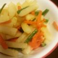 サトモユリア's cooksnap of when they made 大根と人参とインゲンの塩麹きんぴら.