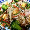 mountunder's cooksnap of when they made 夏の食欲アップ!そうめんチャンプルー♪.