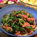 cookwmom's cooksnap of when they made セロリの葉の炒め物.