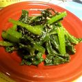 てぃえみ's cooksnap of when they made 小松菜と塩昆布のナムル.
